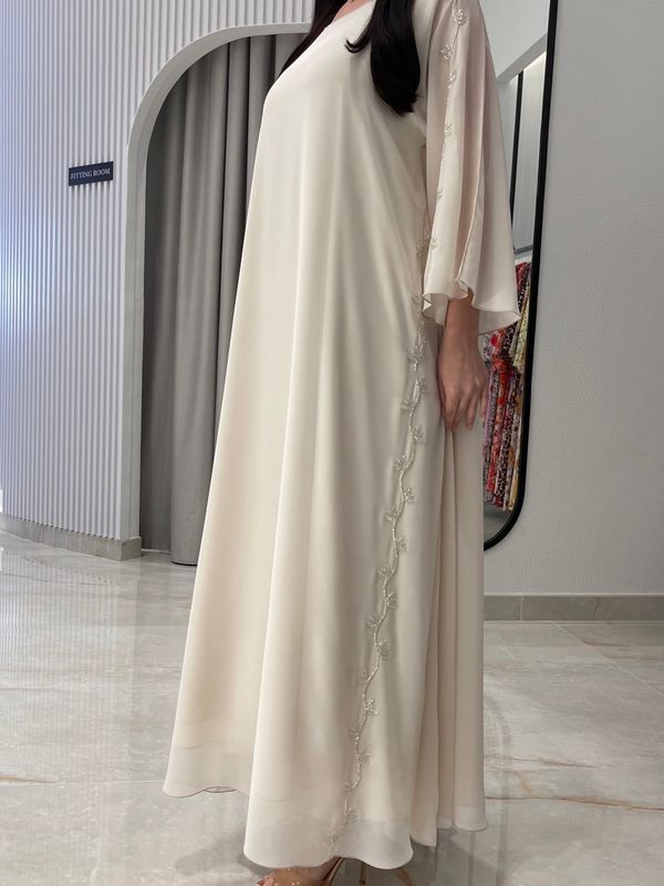 2 Pc Chiffon Handmade Embroidery