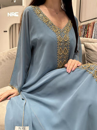 2 Pc Chiffon Handmade Embroidery