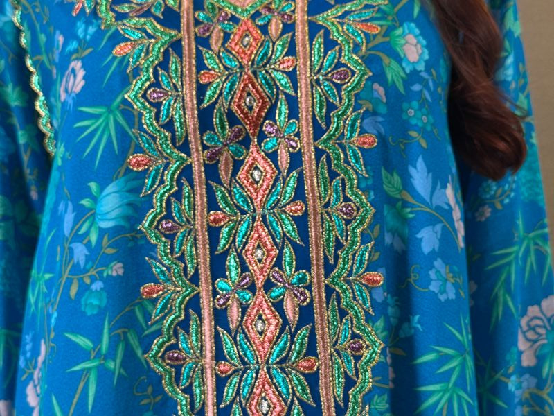 Pure silk linen Embroidery