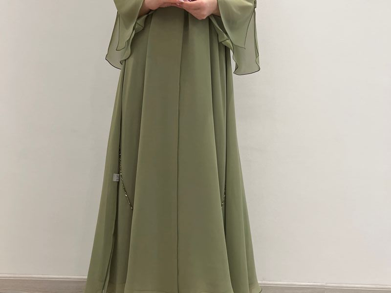 2 Pc Chiffon Handmade Embroidery