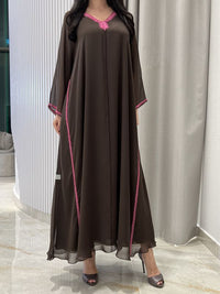 2 Pc Chiffon Handmade Embroidery