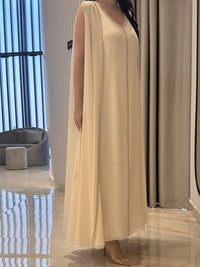 2 Pc Chiffon Handmade Embroidery