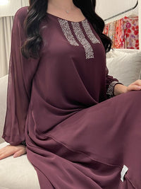 2 Pc Chiffon Handmade Embroidery