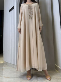 2 Pc Chiffon Handmade Embroidery