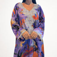 Pure Silk M5awar embroidery