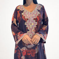Pure Silk M5awar embroidery