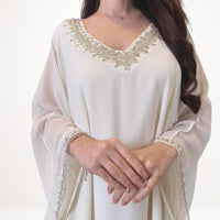 2 Pc Chiffon Handmade Embroidery